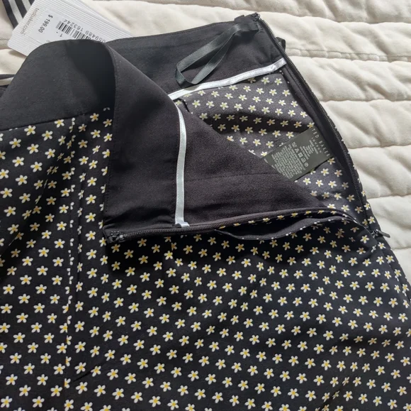 Ted Baker Bondie Wide Leg Daisy Pattern Pants Size 1